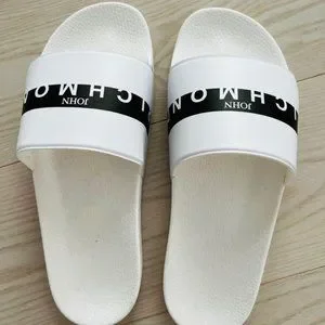 John Richmond Logo Rubber Slides White John Richmond Logo Rubber Slides White ( 9 ) | eBay main image 2